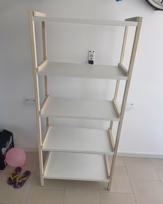 Scaffale a giorno, pioppo tremulo/bianco IKEA