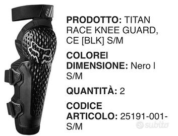 Ginocchiera Enduro FOX Racing