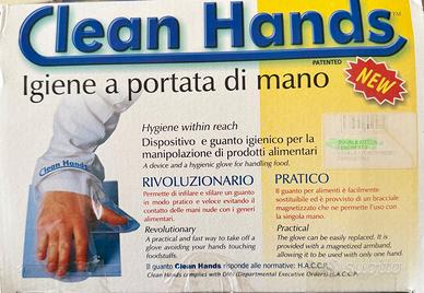 Clean Hands è il guanto igienico, per alimenti