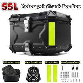 Bauletto Universale Moto 55L in Alluminio