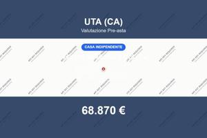 Immobile in asta di 200 m² a Uta