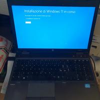 portatile hp pro i5 8gb ram e ssd veloce 