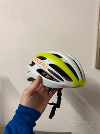 Casco Giro Foray MIPS Road Bike Helmet White/Lime