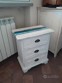 Coppia comodini Shabby Chic
