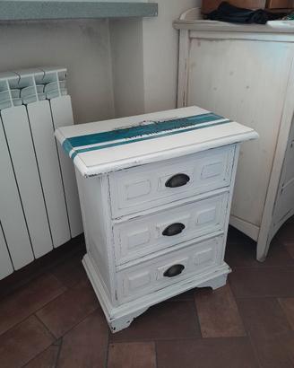 Coppia comodini Shabby Chic