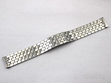 Bulova Bracciale Acciaio Lucido Anni 80' 18mm