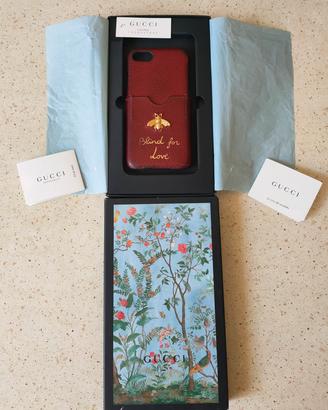 Cover in pelle vintage per iPhone Gucci 