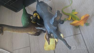 animali della foresta,acquatici, dinosauri e inset