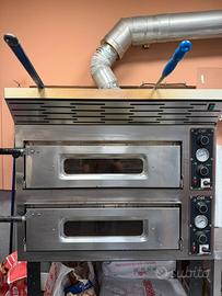 Forno elettrico pizza 6+6