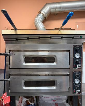 Forno elettrico pizza 6+6