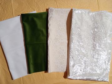 Scampoli di velluto e ciniglia