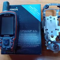 Garmin gps map 62s + porta gps Touratech