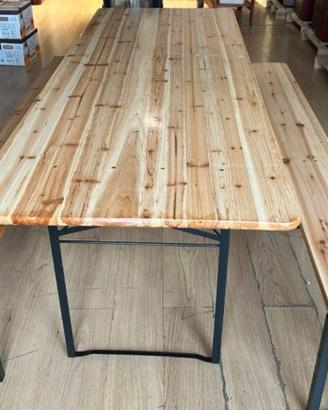 PANCHE TAVOLI LEGNO GAMBE SET BIRRERIA SAGRE FESTE