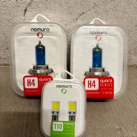 Luci auto Nomura H4 (2x) + Nomura T10