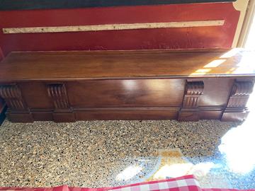 Cassapanca legno antica antiquariato