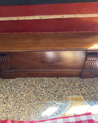 Cassapanca legno antica antiquariato