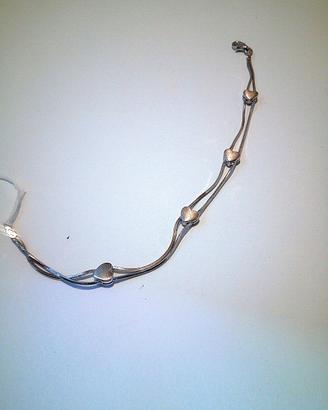 Bracciale ak630 interamente in Argento 925 Rodiato