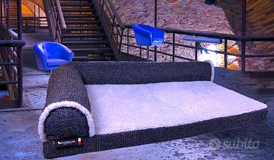 Cuccia cane grigia L-Shape L XL XXL 