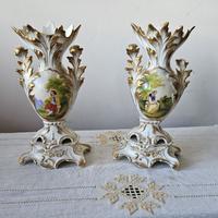 Coppia di vasetti francese 15 x 10 x 25 h.