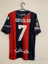 Maglia Calcio Bologna Orsolini patch Europa League