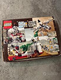 2 Set vintage Lego Jurassi Park con pezzi mancanti