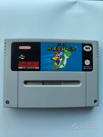 Super Mario World – Super Nintendo SNES – Cartucci
