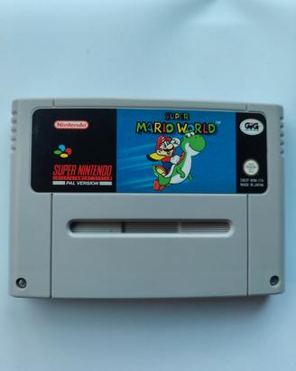 Super Mario World – Super Nintendo SNES – Cartucci