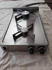 PIANO COTTURA RIBALTABILE IN ACCIAIO (ALPES INOX)