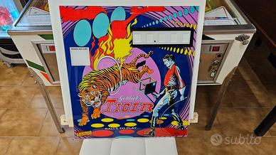 Vetro flipper Tiger  Gottlieb