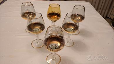 bicchieri dorati