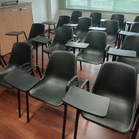 Sedie con scrittoio ribaltabile