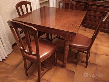 tavolo e 4 sedie