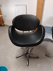 Poltrona sedia da parrucchiere Nelson mobilier