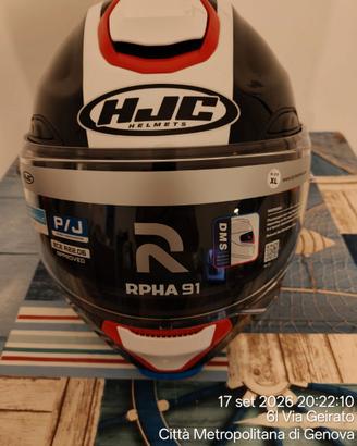 Casco HJC RPHA 91 Blat  bianco/blu/rosso XL -