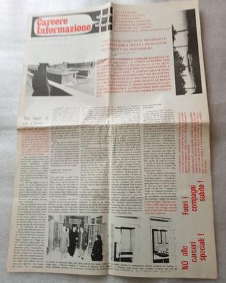 Rivista CarcereInformazione StampaAlternativa 1976
