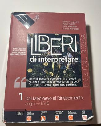 Liberi di interpretare 1 edizione rossa