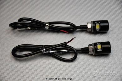 Coppia LED per luce targa