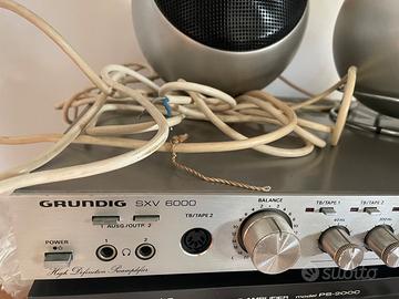 Preamplicatore Grundig sxv 6000 e casse box 510