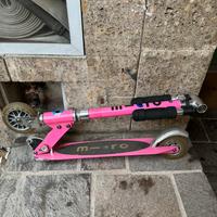 Monopattino pieghevole Micro rosa