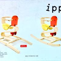 Cavallo dondolo legno design IPPO-Il Leccio