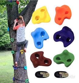 Prese per arrampicata su albero bambini/ragazzi