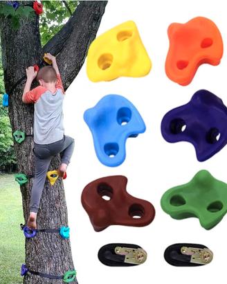 Prese per arrampicata su albero bambini/ragazzi