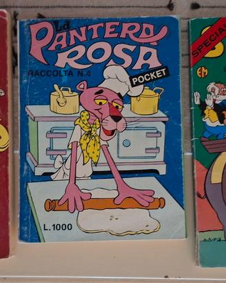 Fumetti Vintage Tiramolla, Soldino, Pantera Rosa