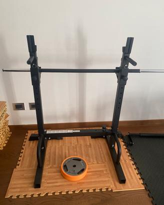 Rack per bilancere con dips