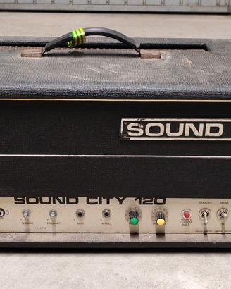 testata valvolare sound city 120