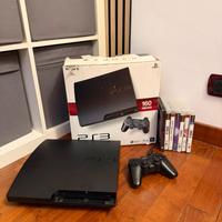 Ps3 Slim 160Gb + giochi e controller cablato