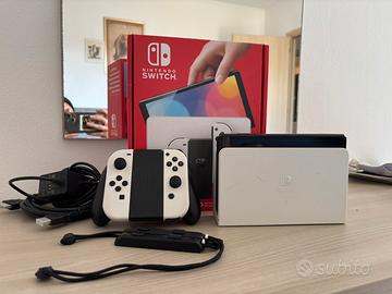 Nintendo switch oled bianca