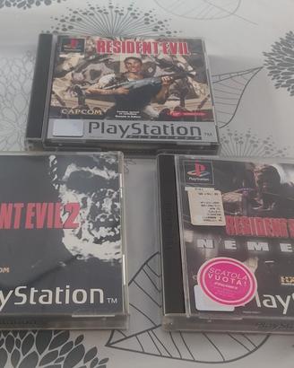 Lotto Resident Evil PS1 / PS2 - PAL ITA
