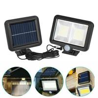 Faretto 100 led da esterno con pannello solare