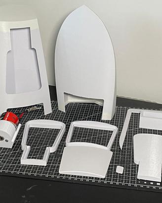 Modello di barca stampato in 3d